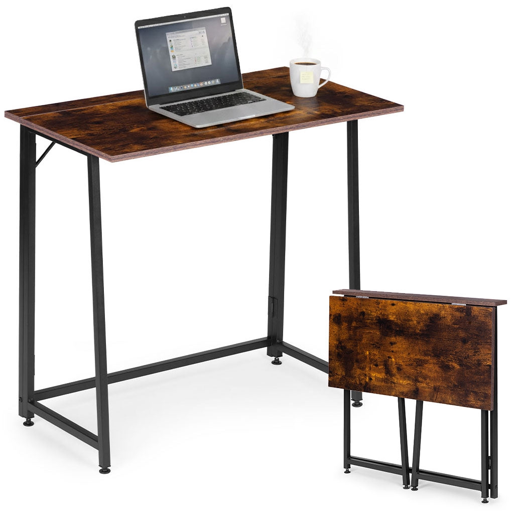 Foldable Laptop Desk, 80x45 cm, MDF & Metal