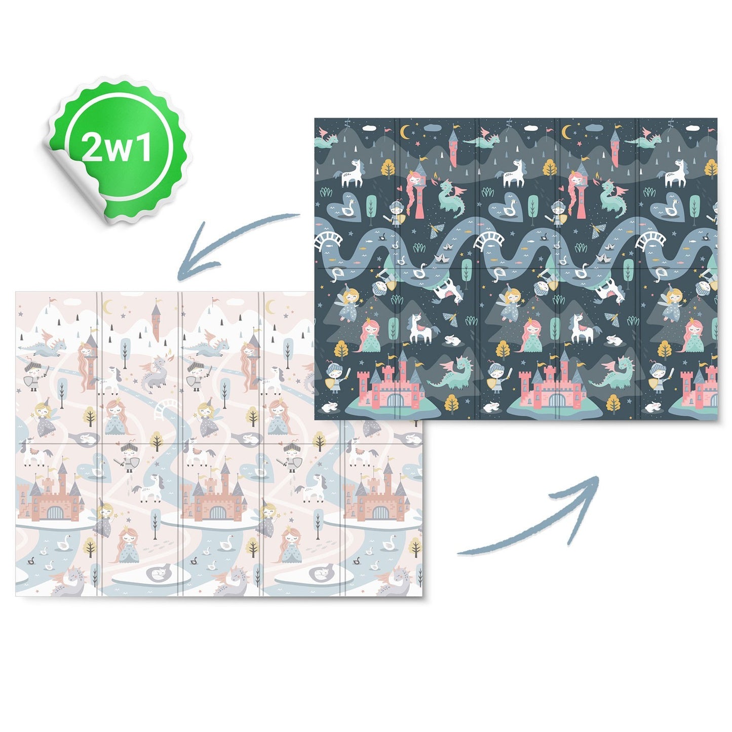 Foldable Playmat 200x150x1 cm - Nukido NK-341