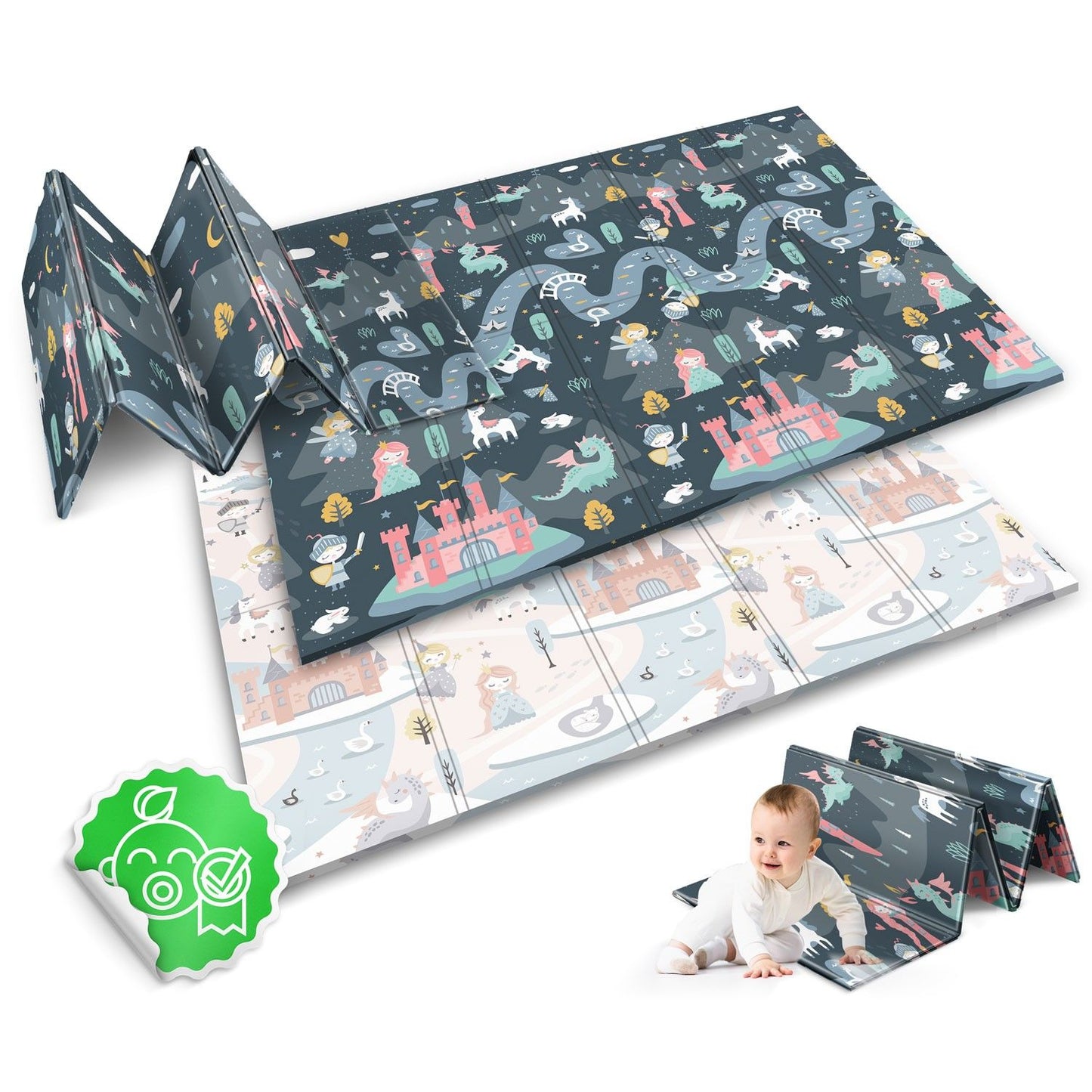 Foldable Playmat 200x150x1 cm - Nukido NK-341