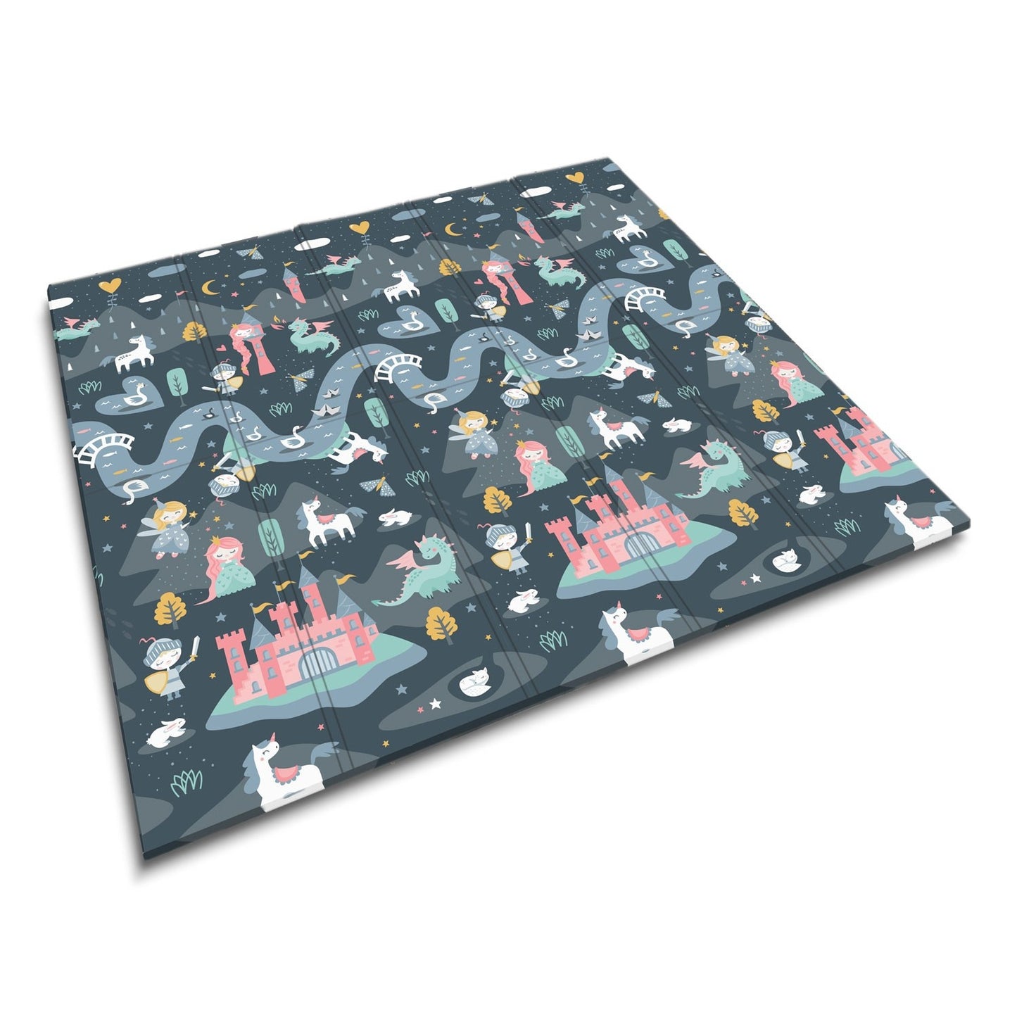 Foldable Play mat 200 x 180 x 1 cm - Nukido NK-340