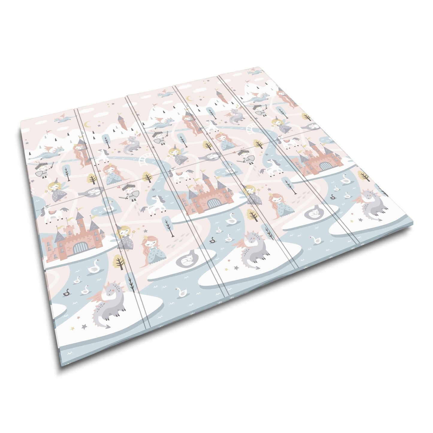 Foldable Play mat 200 x 180 x 1 cm - Nukido NK-340