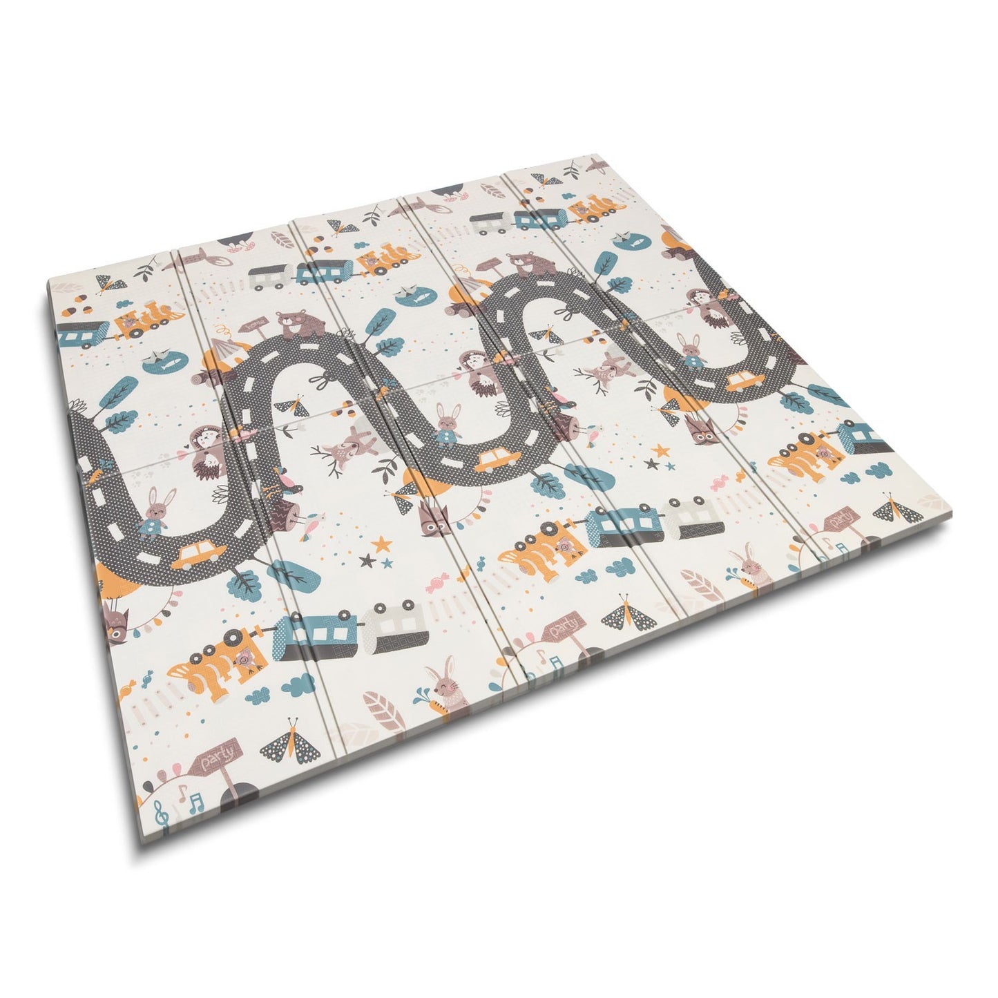 Foldable Play mat 200 x 180 x 1 cm - Nukido NK-340