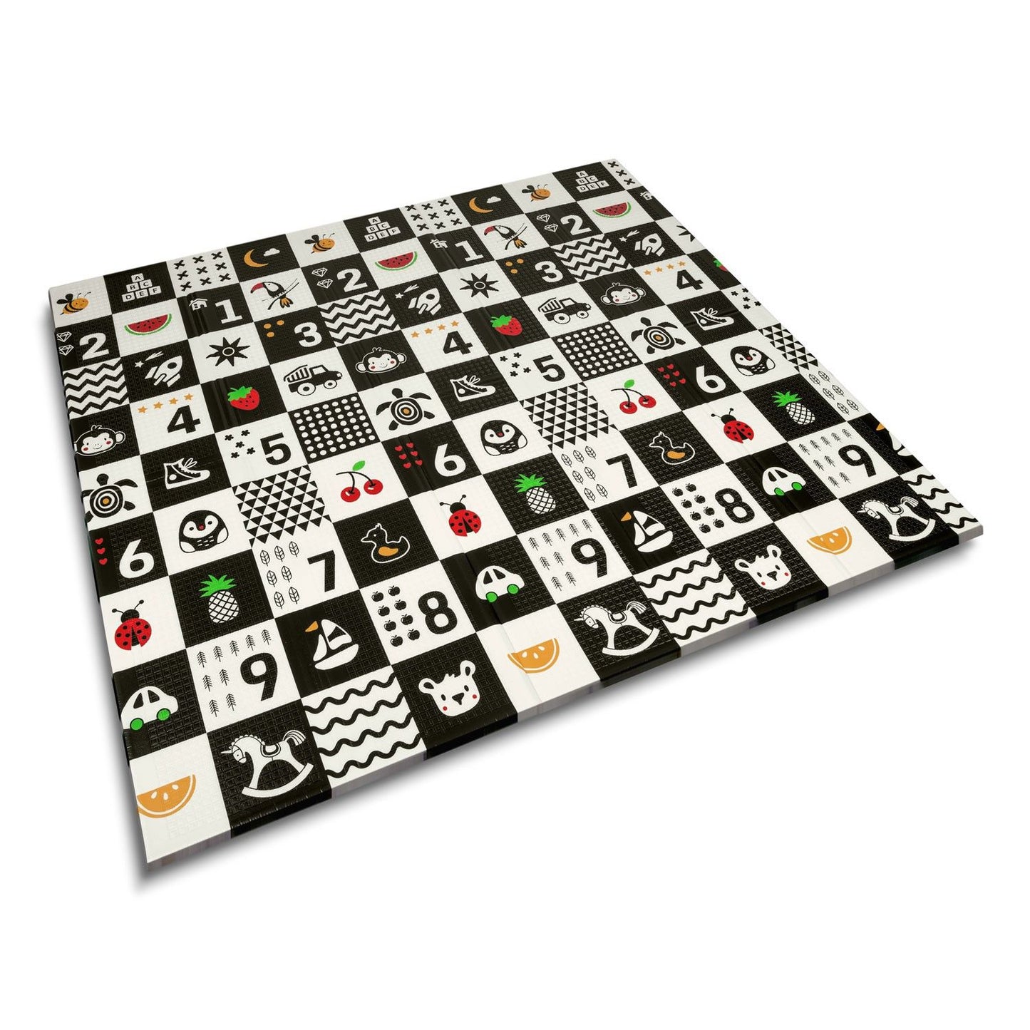 Foldable Play mat 200 x 180 x 1 cm - Nukido NK-340