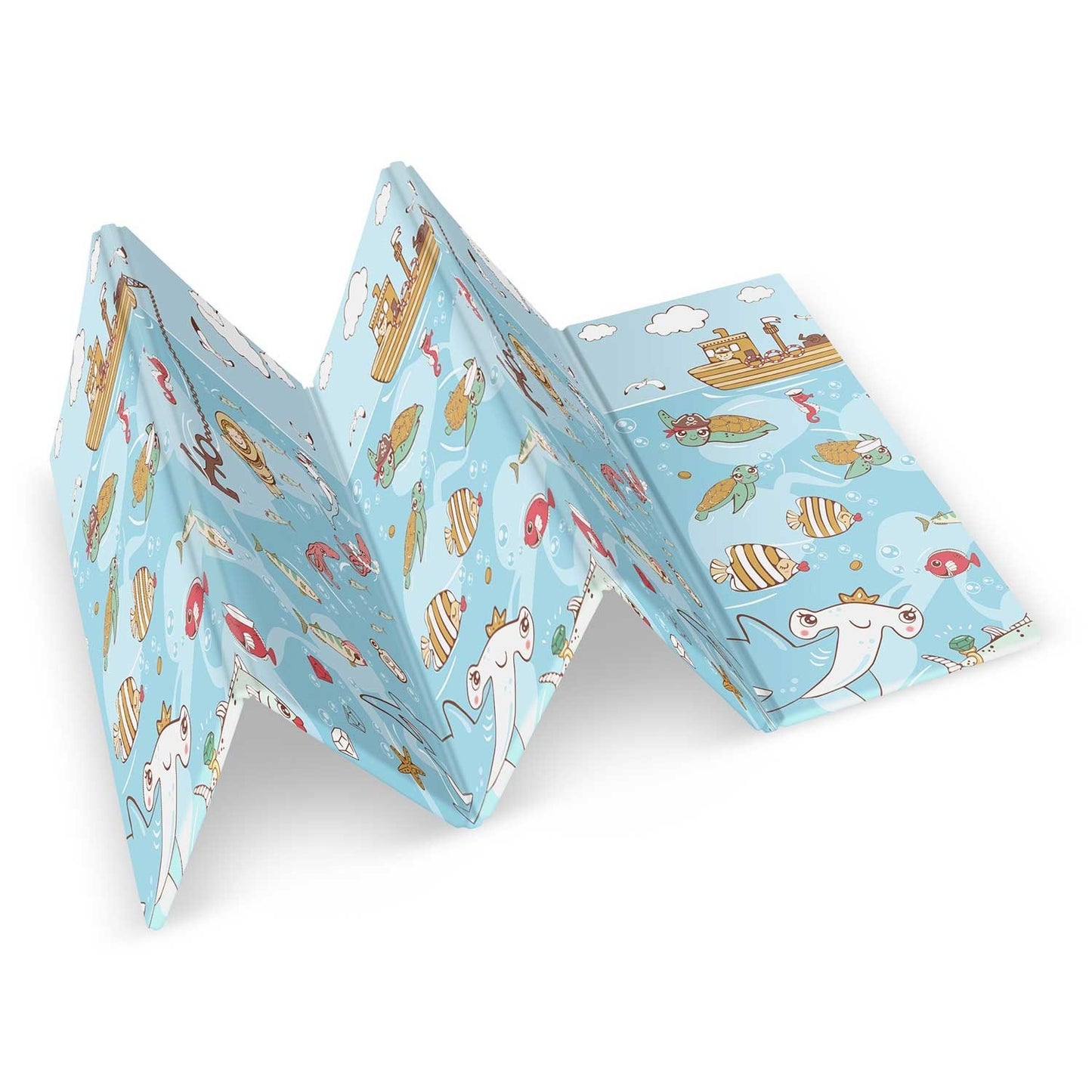 Foldable Playmat 200x180x1 cm Nukido NK-340 Sea and Land