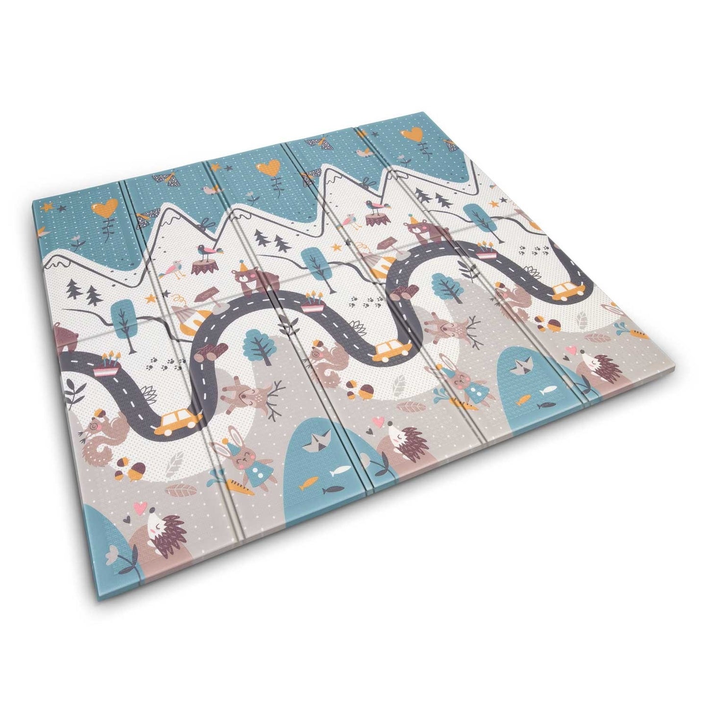 Foldable Play mat Nukido NK-340, 200 x 180 x 1 cm