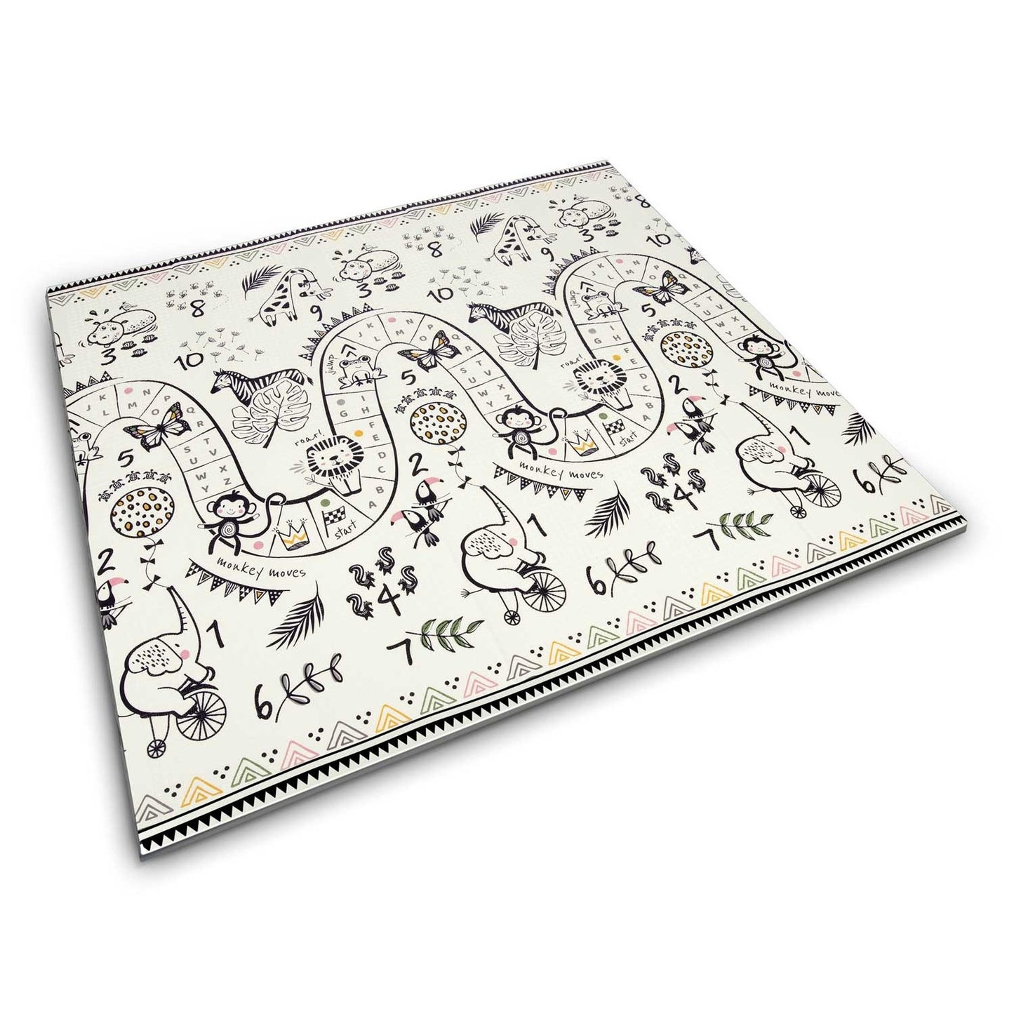 Foldable Play mat Nukido NK-340, 200 x 180 x 1 cm