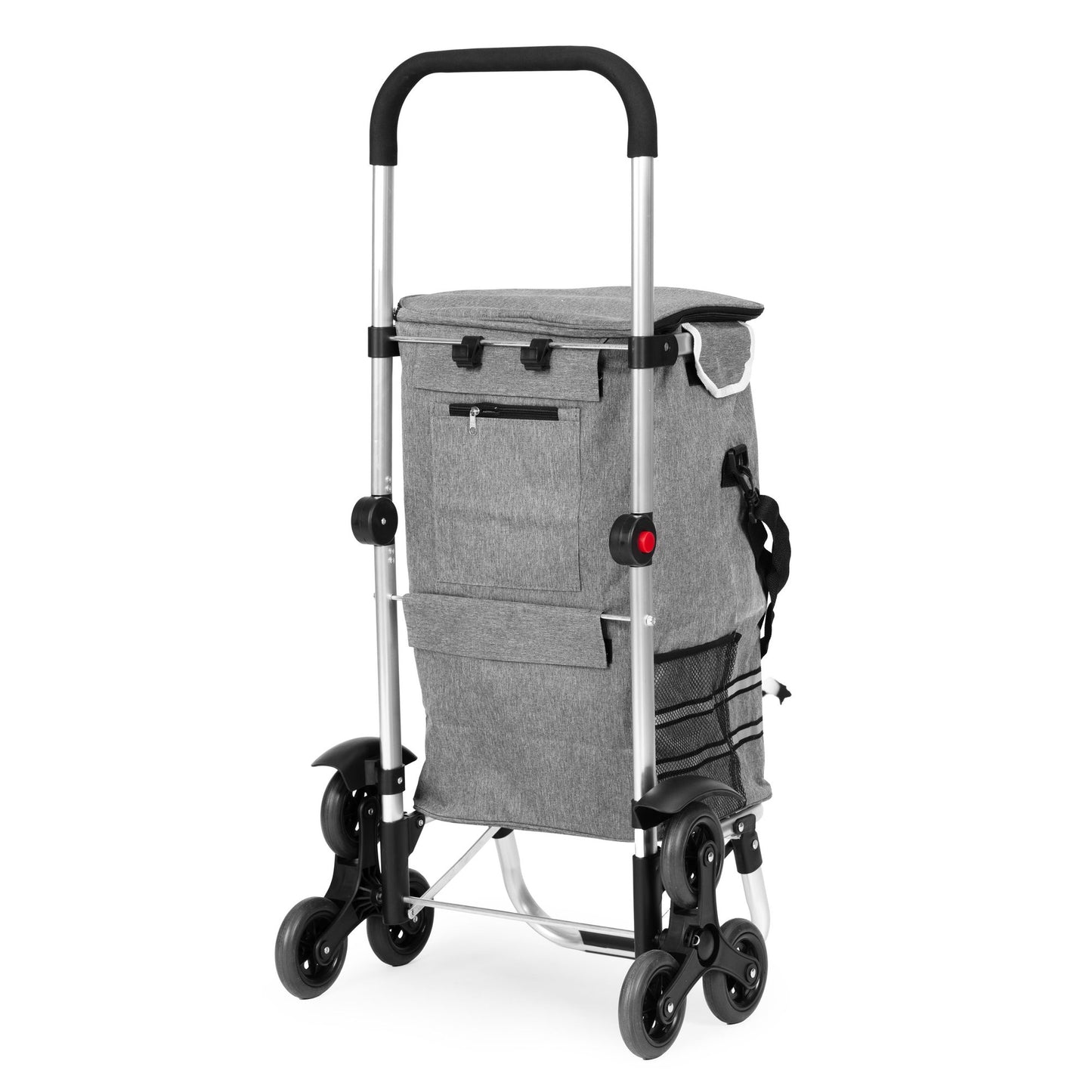 Foldable Shopping Trolley, 30L, Triple Wheels, Thermal Pocket