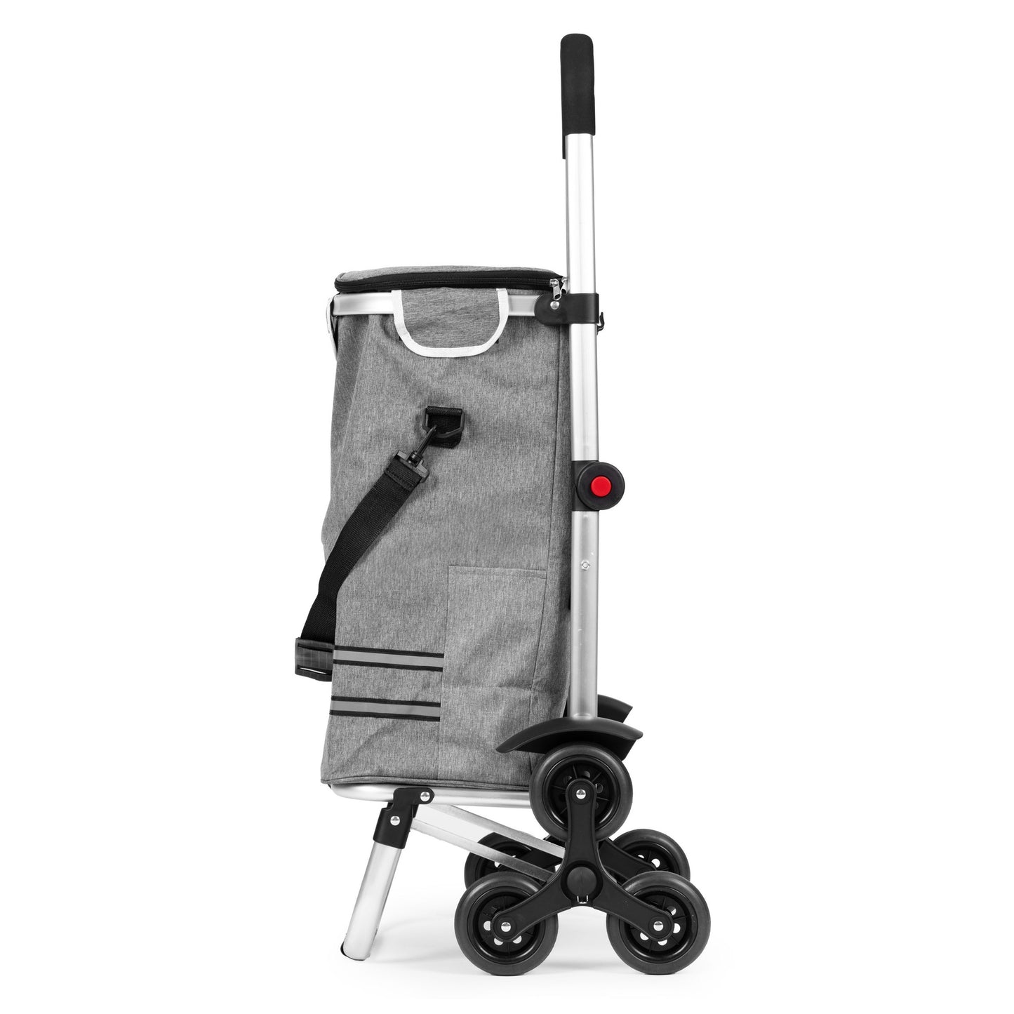 Foldable Shopping Trolley, 30L, Triple Wheels, Thermal Pocket