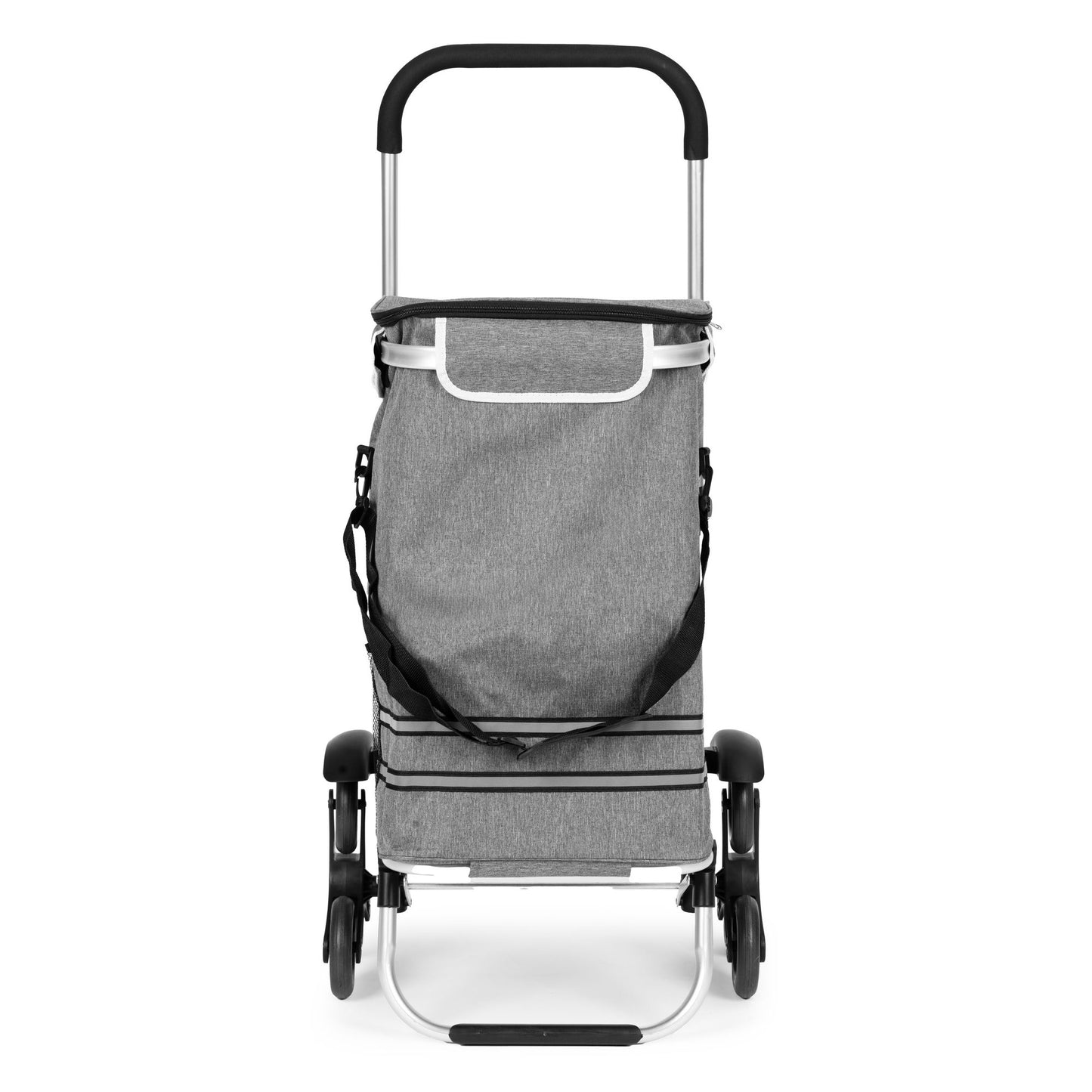 Foldable Shopping Trolley, 30L, Triple Wheels, Thermal Pocket