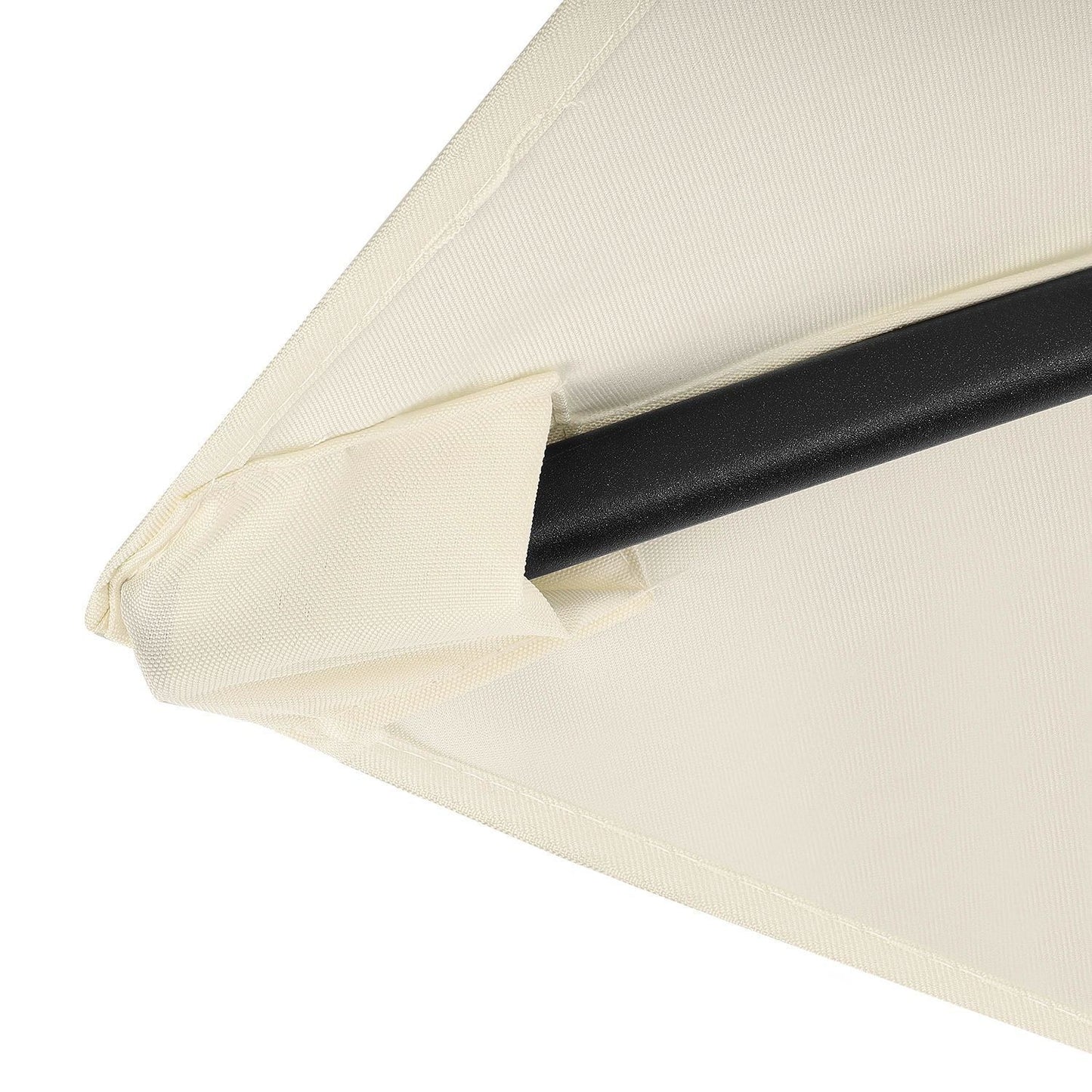 Foldable garden balcony umbrella, adjustable, 210 cm, beige