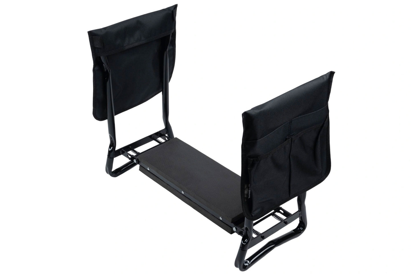 Foldable kneeling stool for gardening, tool belt, 2 organizers