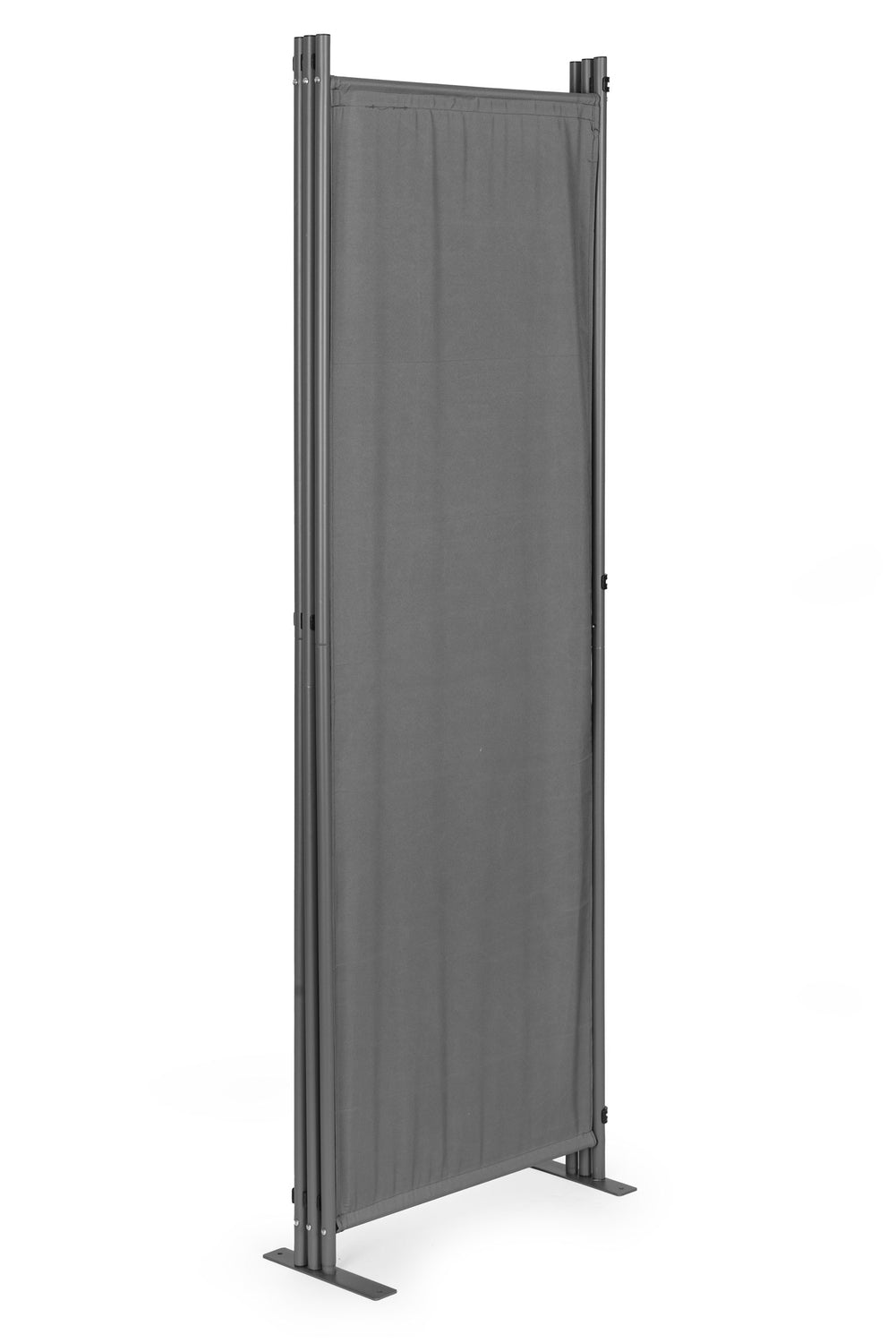 Folding 3-Panel Garden and Room Divider 167x164 cm Grey MultiGarden