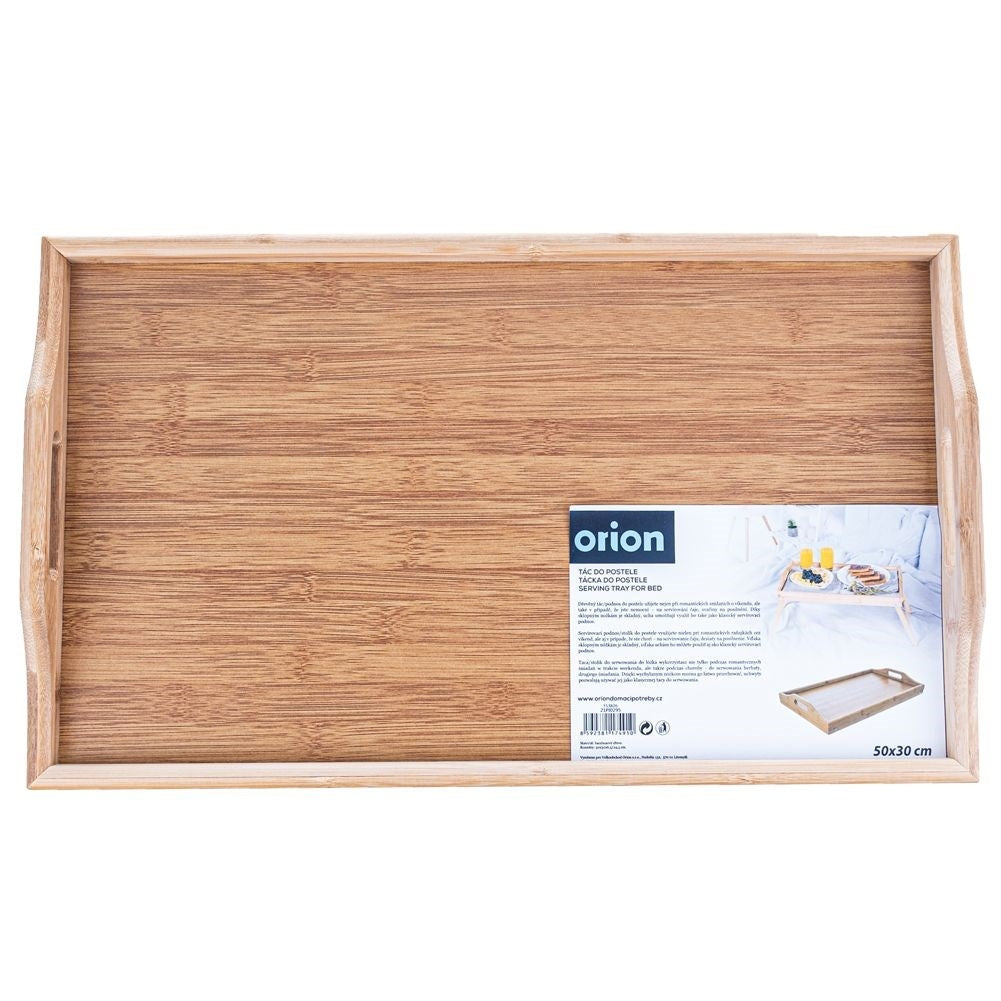 Folding Bamboo Breakfast Table