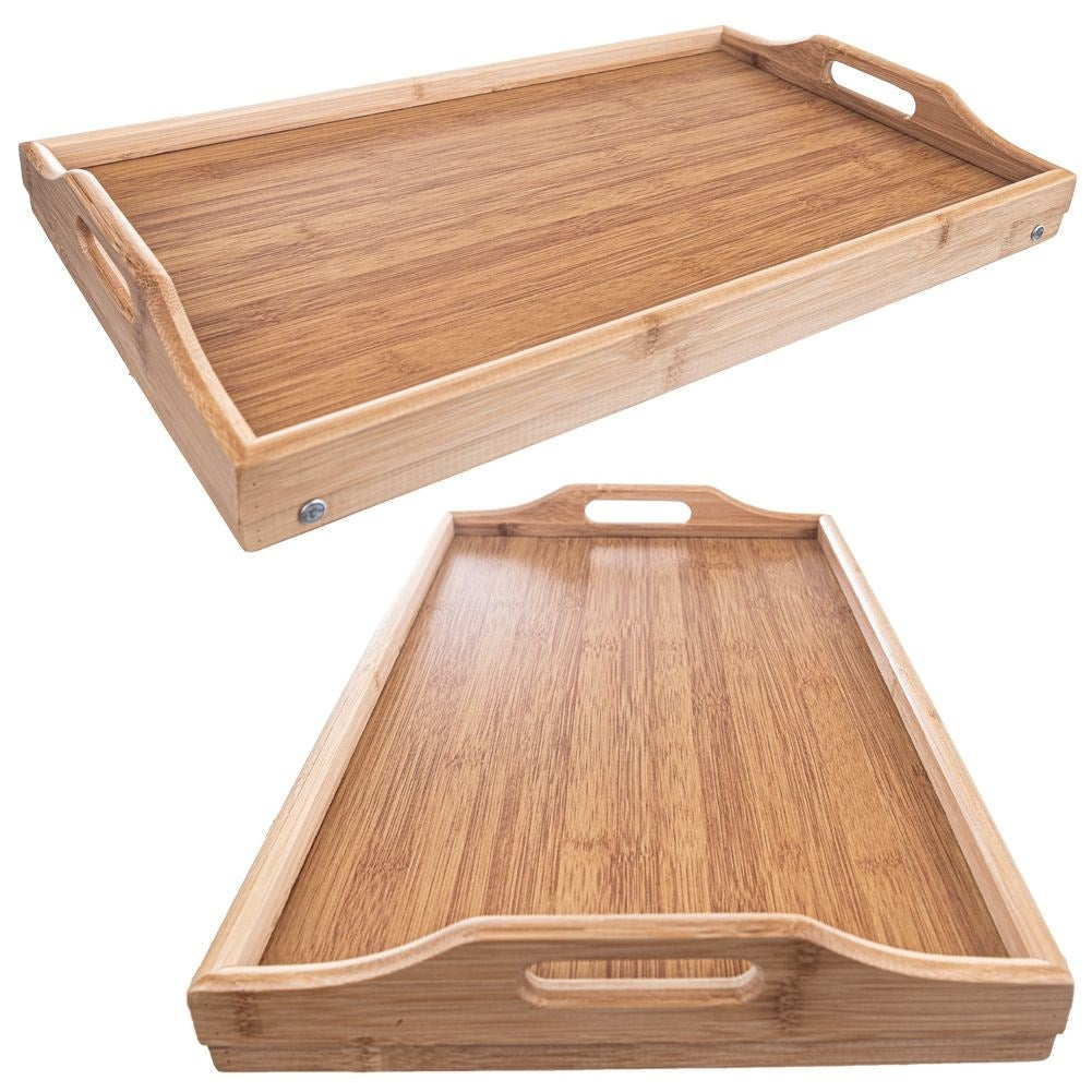 Folding Bamboo Breakfast Table