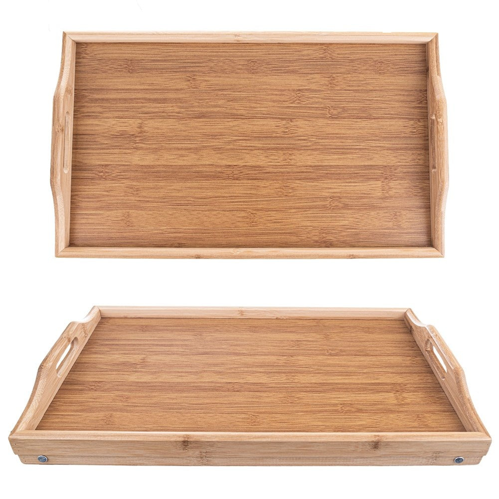 Folding Bamboo Breakfast Table
