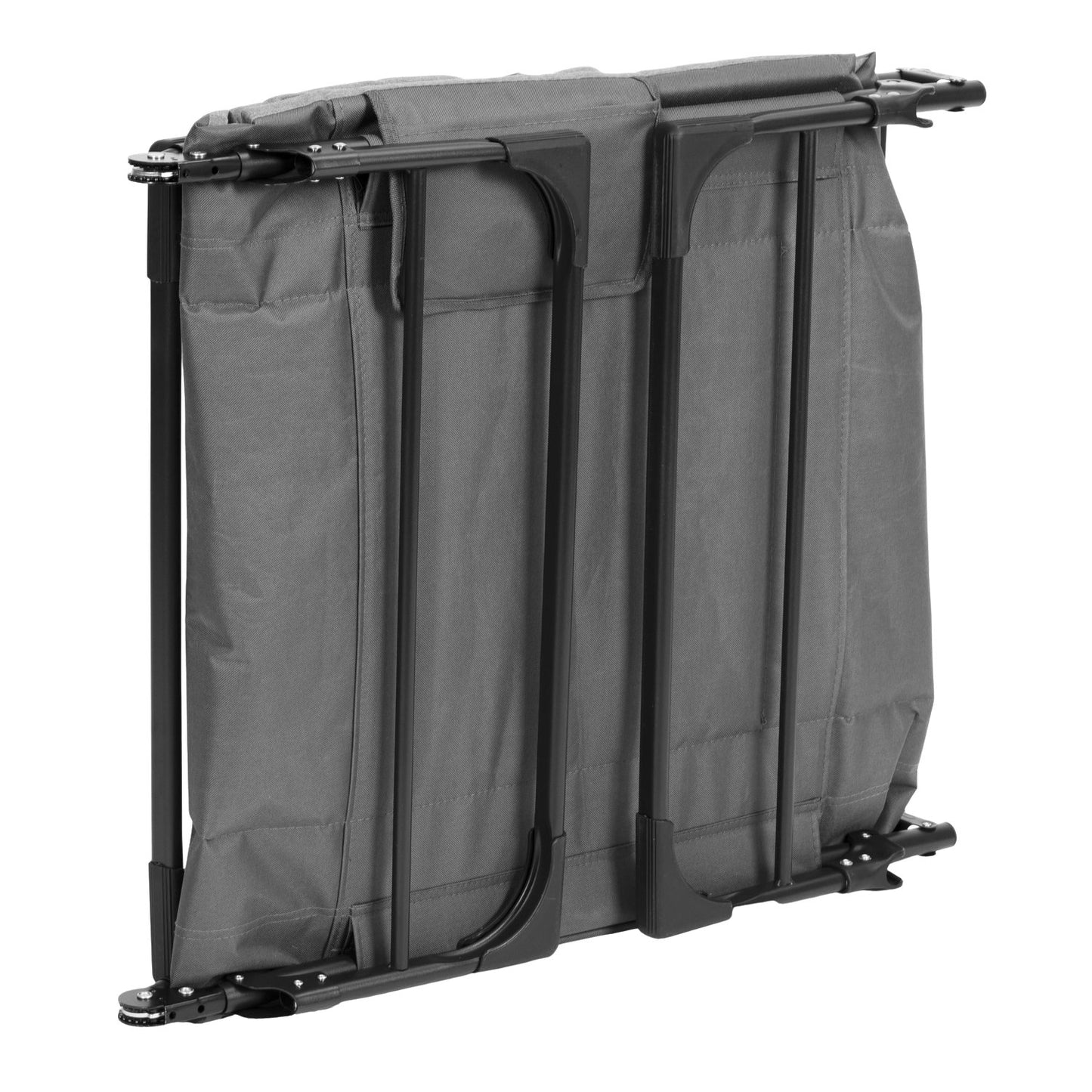 Folding Camping Cot 200x65 cm, Adjustable Headrest