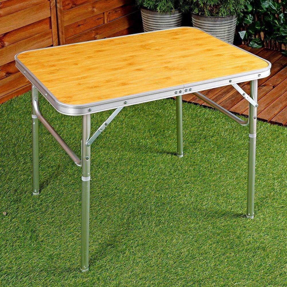 Folding Camping Table: Weatherproof and Space Saving