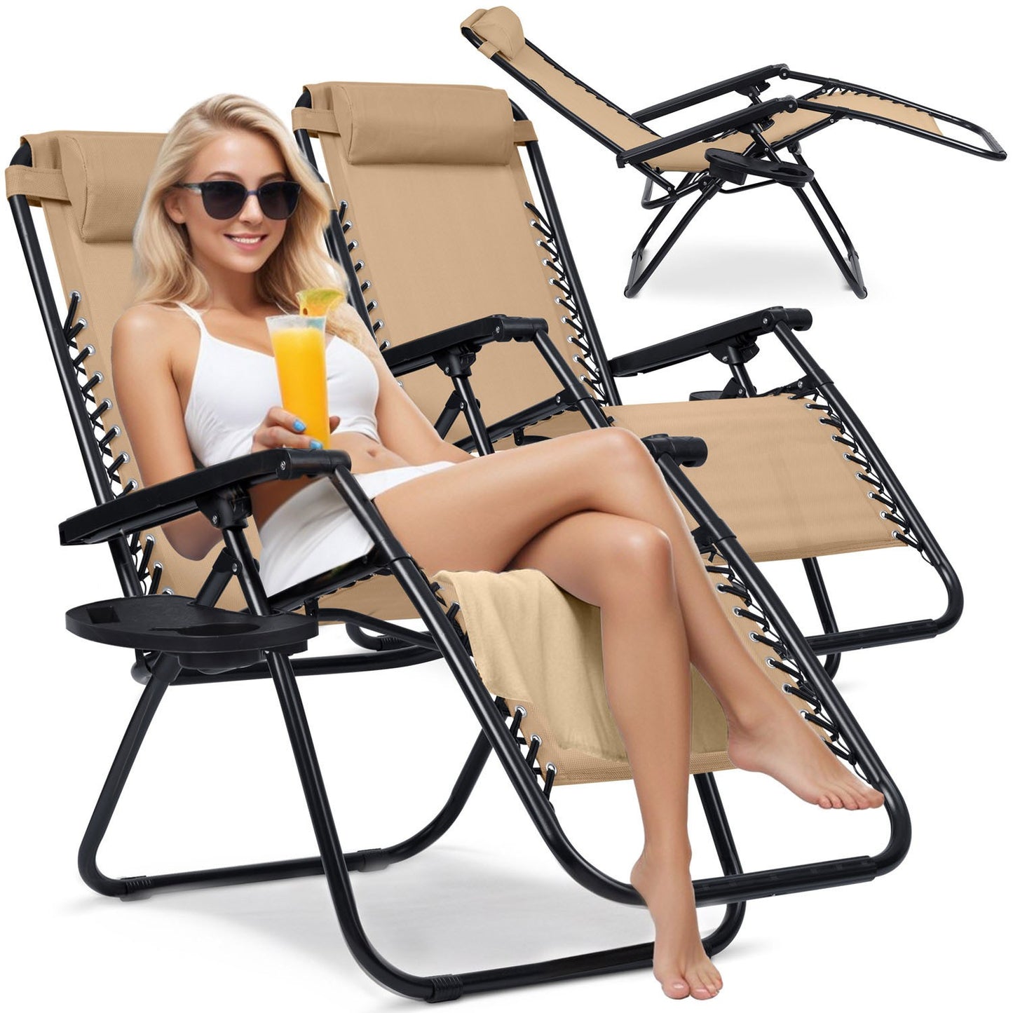 Folding Garden Chair Sofotel ChillWell - Set of 2