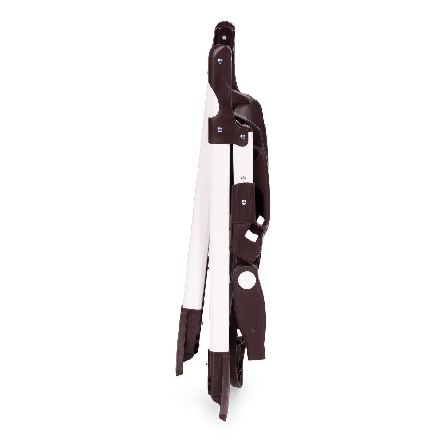 Folding High Chair with Toys, Adjustable Tray & Safety Harness