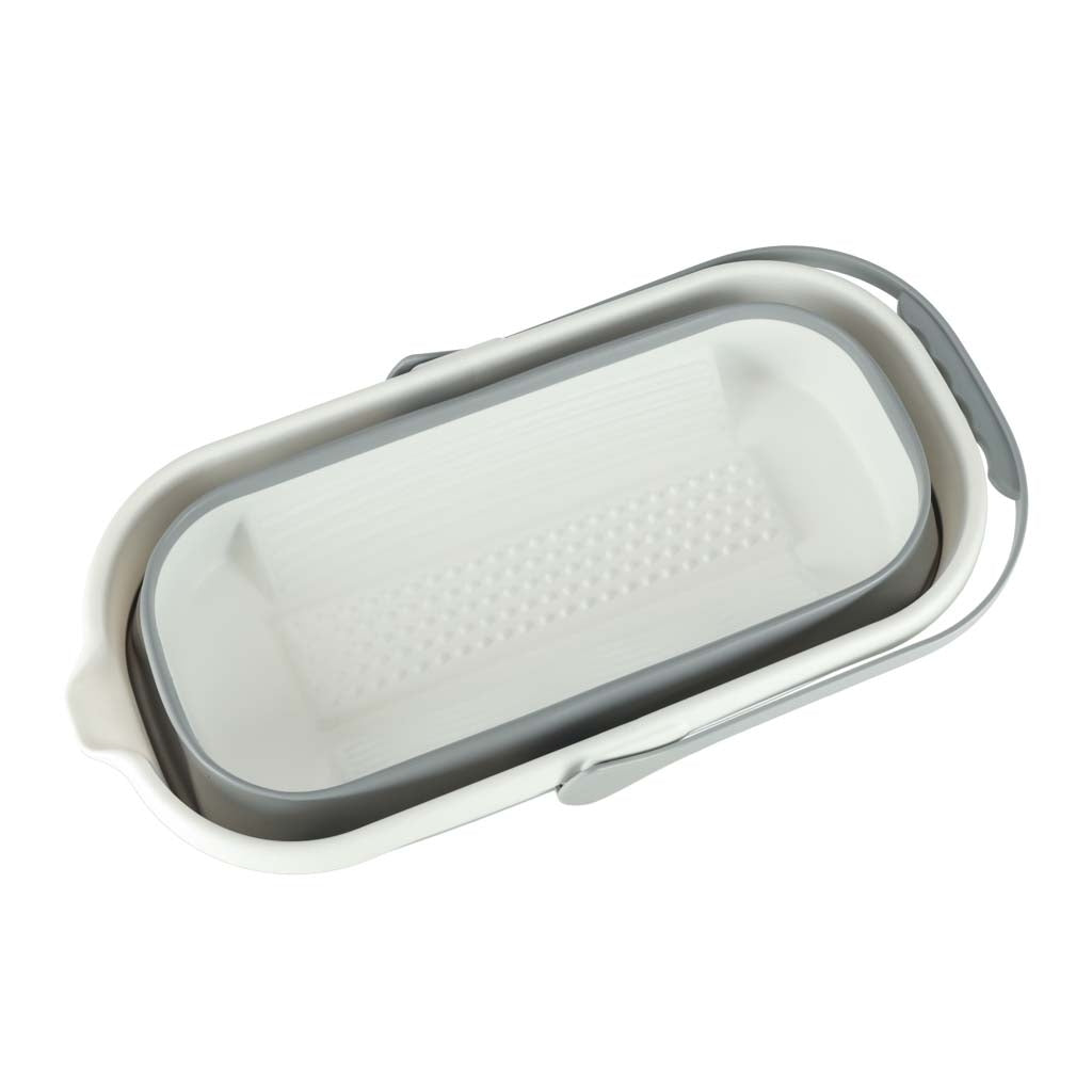 Folding Mop Bucket with Handle – Rectangular Design