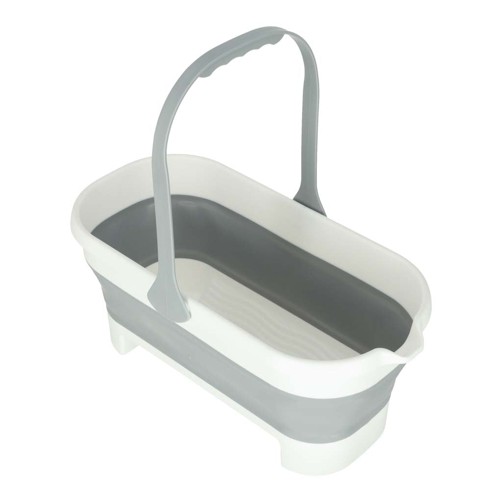 Folding Mop Bucket with Handle – Rectangular Design