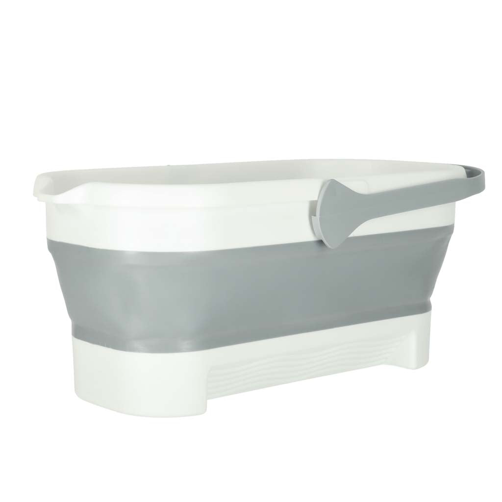 Folding Mop Bucket with Handle – Rectangular Design