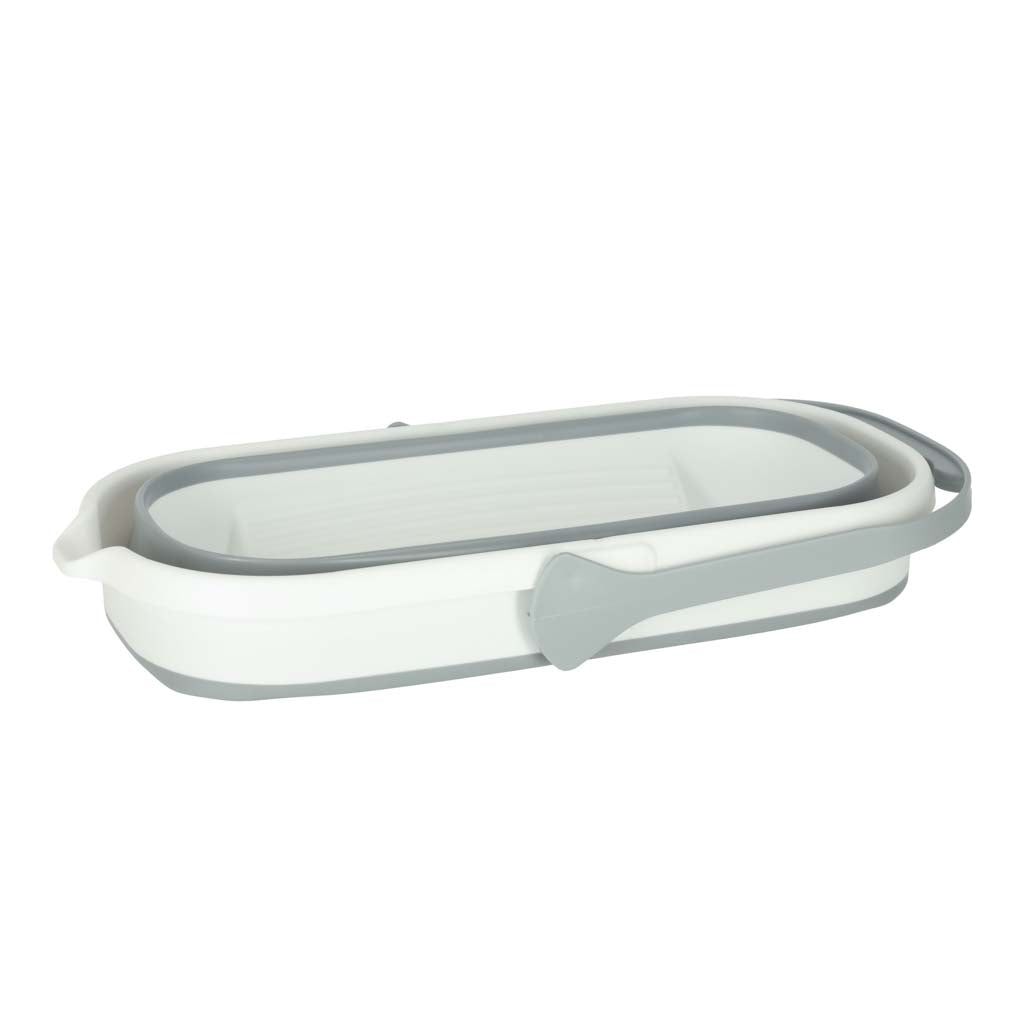 Folding Mop Bucket with Handle – Rectangular Design
