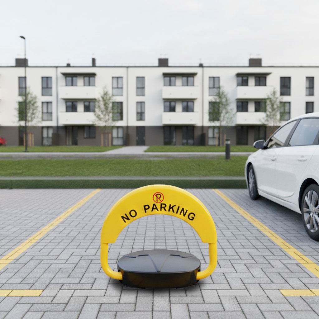 Folding Parking Lock with Remote, Alarm, Waterproof