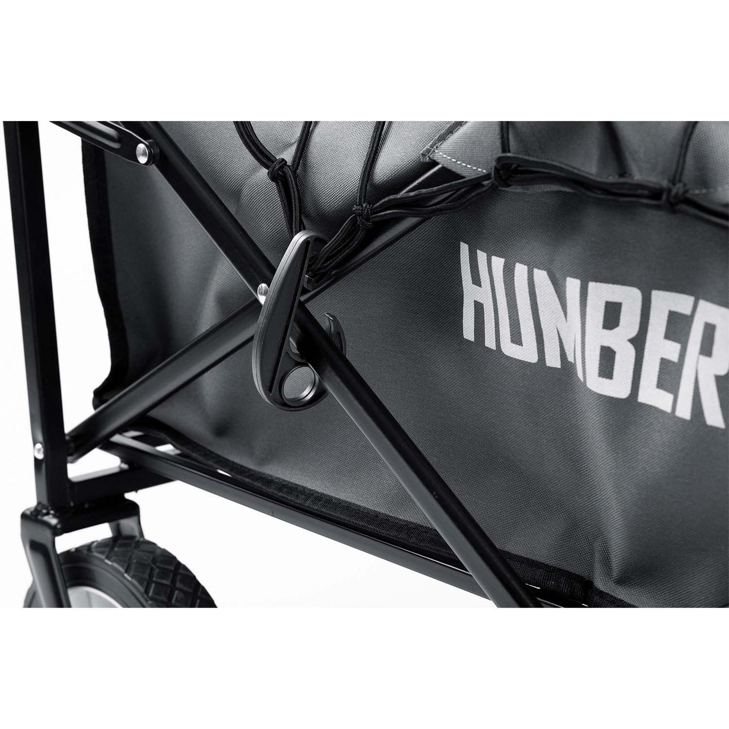 Folding Transport Cart with Mesh, 80L Capacity