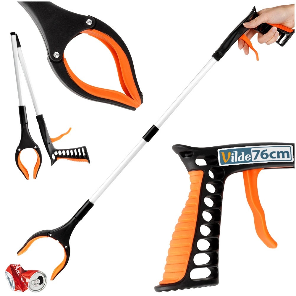 Folding Trash Grabber, 79 cm, Lightweight Aluminum
