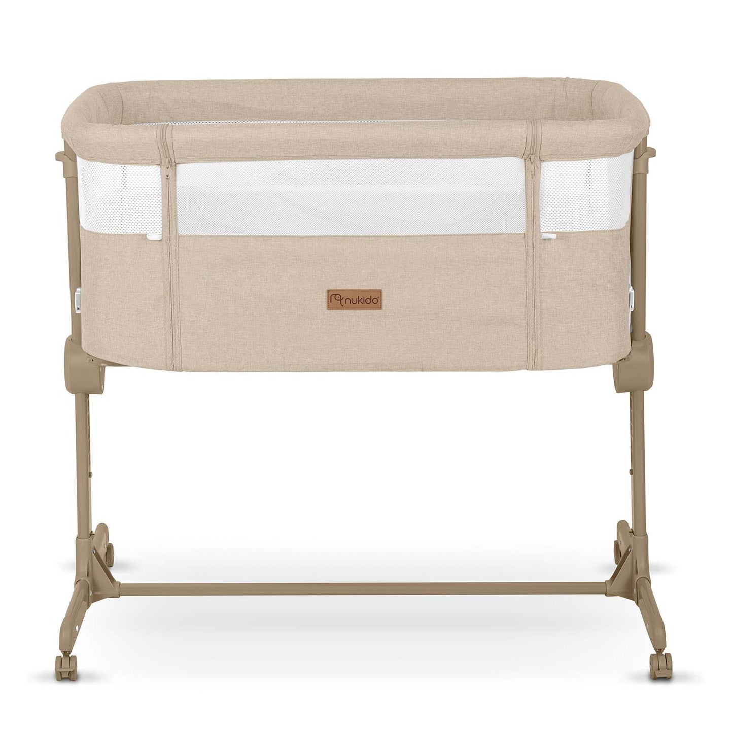 Folding Travel Baby Crib with Co-Sleeper Feature