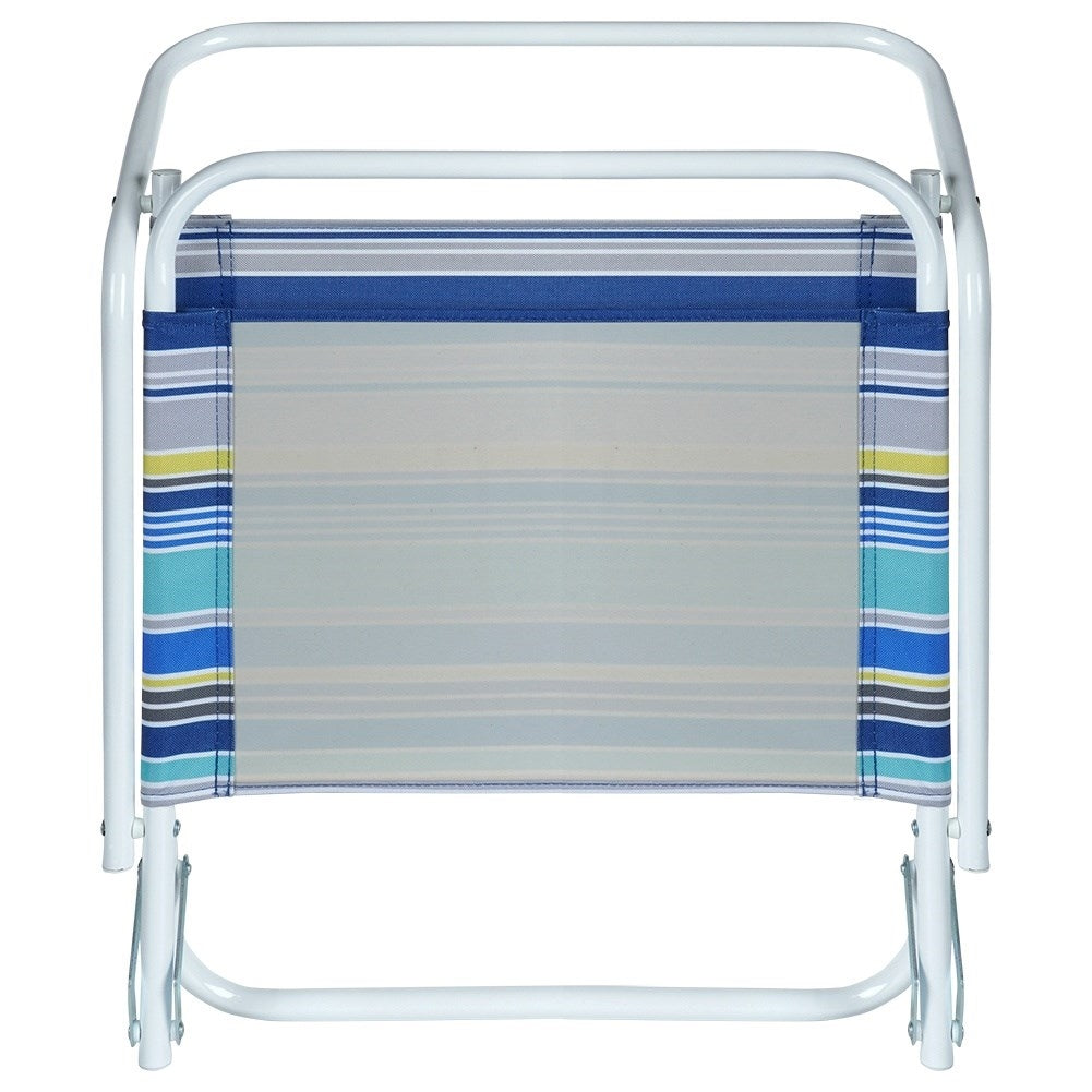 Folding beach chair for easy transport and relaxation