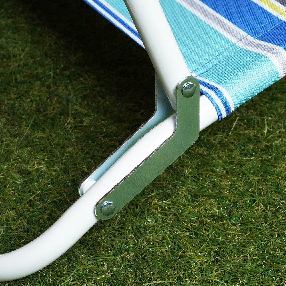 Folding beach chair for easy transport and relaxation