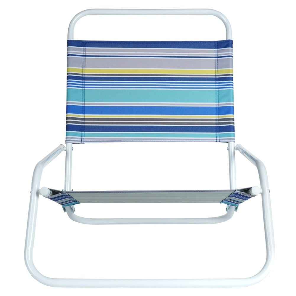 Folding beach chair for easy transport and relaxation