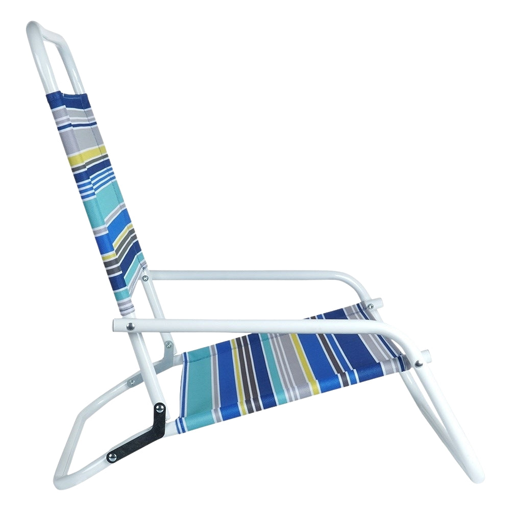 Folding beach chair for easy transport and relaxation
