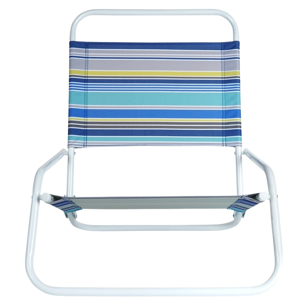Folding beach chair for easy transport and relaxation