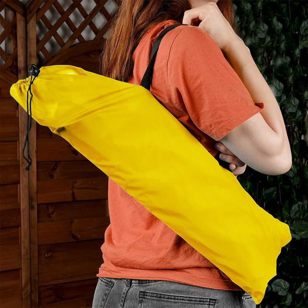 Folding beach chair with metal frame and carry bag