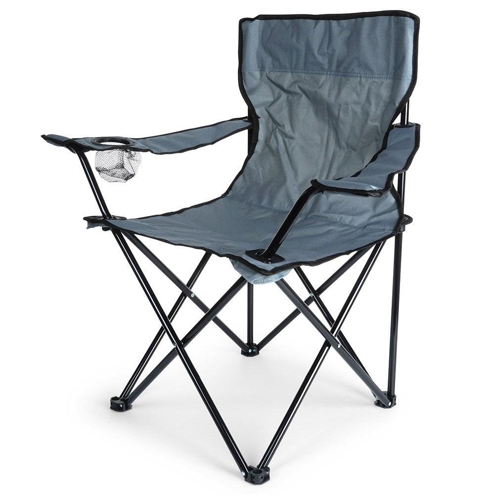 Folding camping chair for beach and fishing, durable and robust