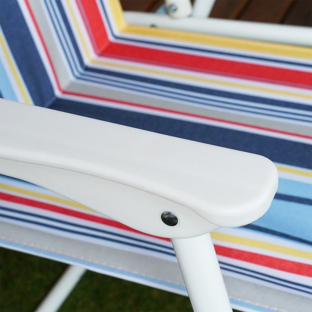 Folding camping chair for beach and fishing, sturdy and comfortable