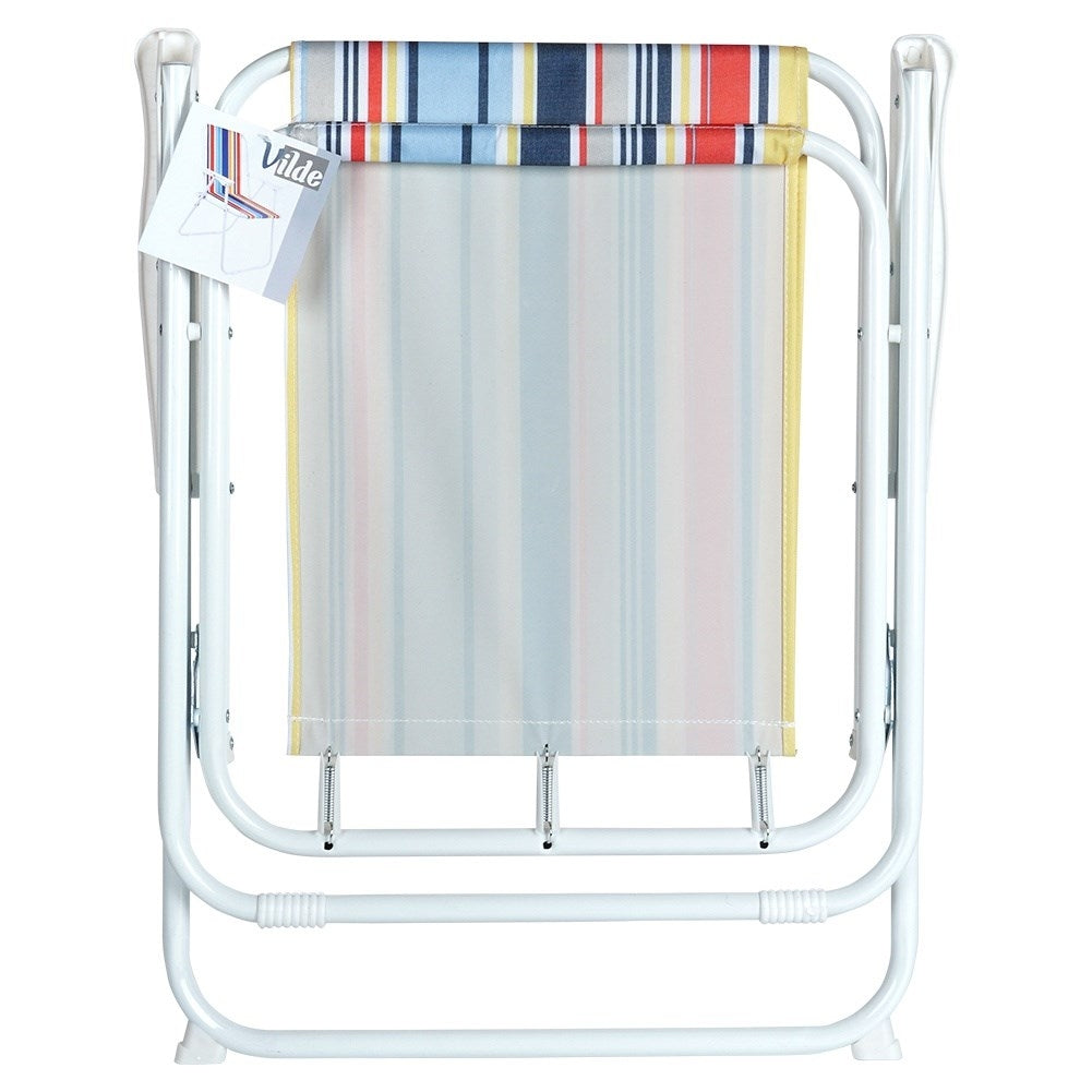 Folding camping chair for beach and fishing, sturdy and comfortable