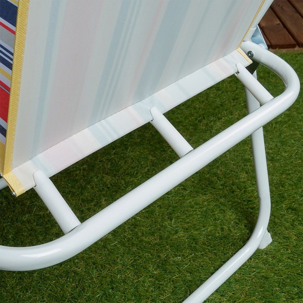 Folding camping chair for beach and fishing, sturdy and comfortable