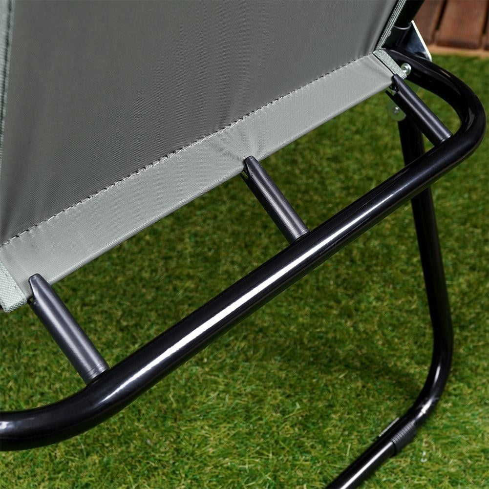 Folding camping chair for beach and fishing with armrests