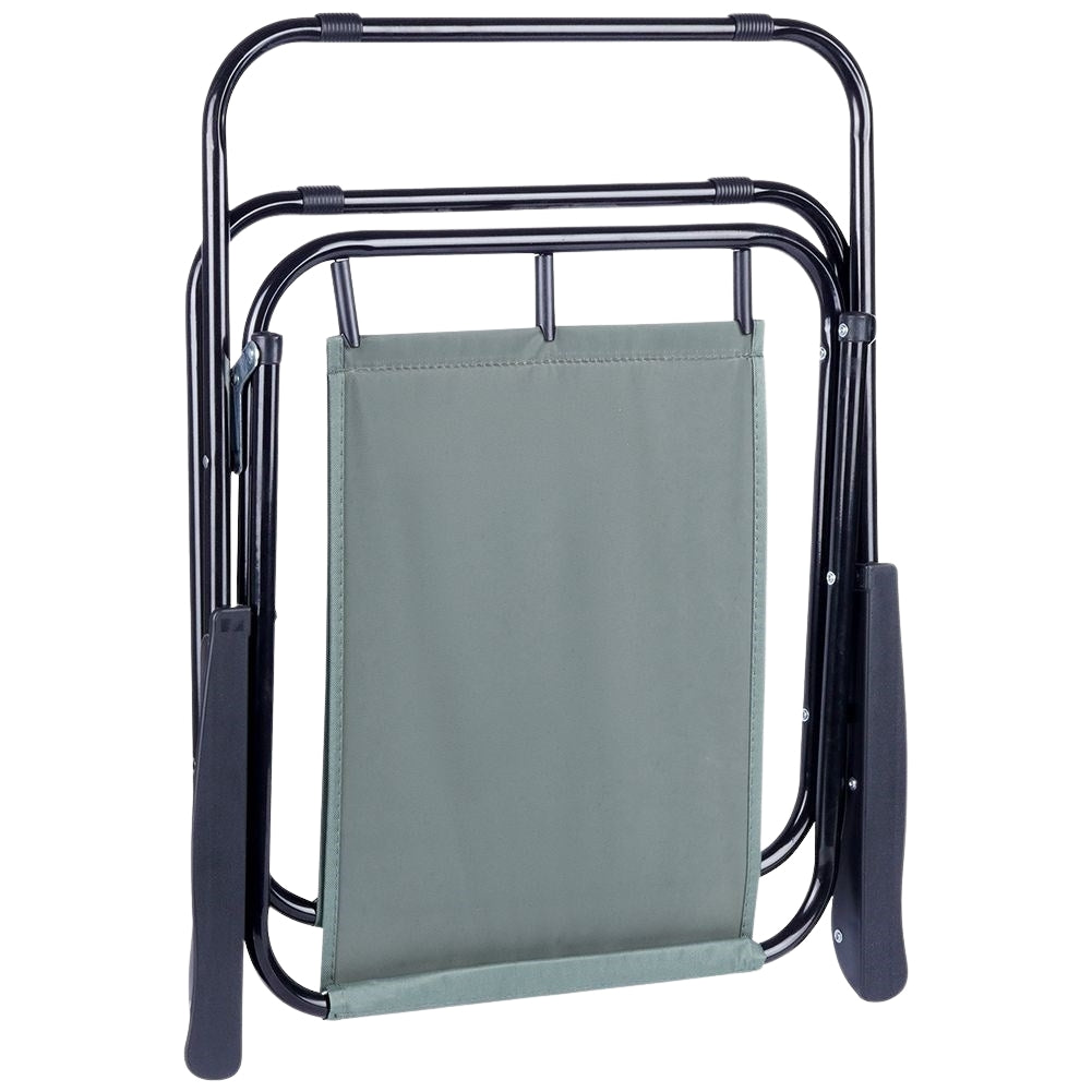Folding camping chair for beach and fishing with armrests