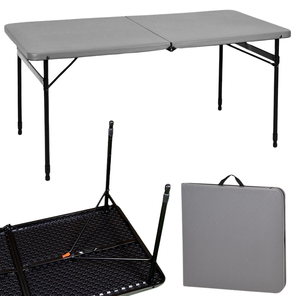 Folding camping table: Weatherproof and compact