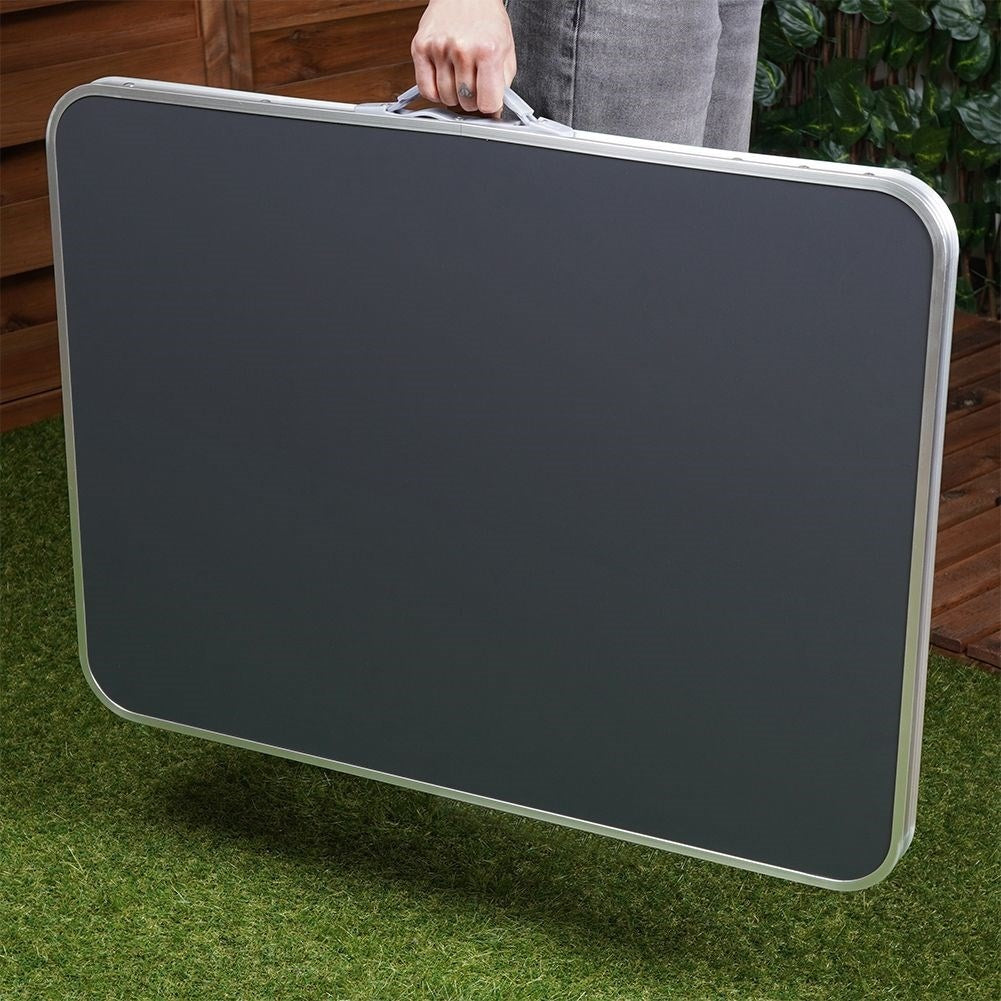 Folding camping table for travel and gardening