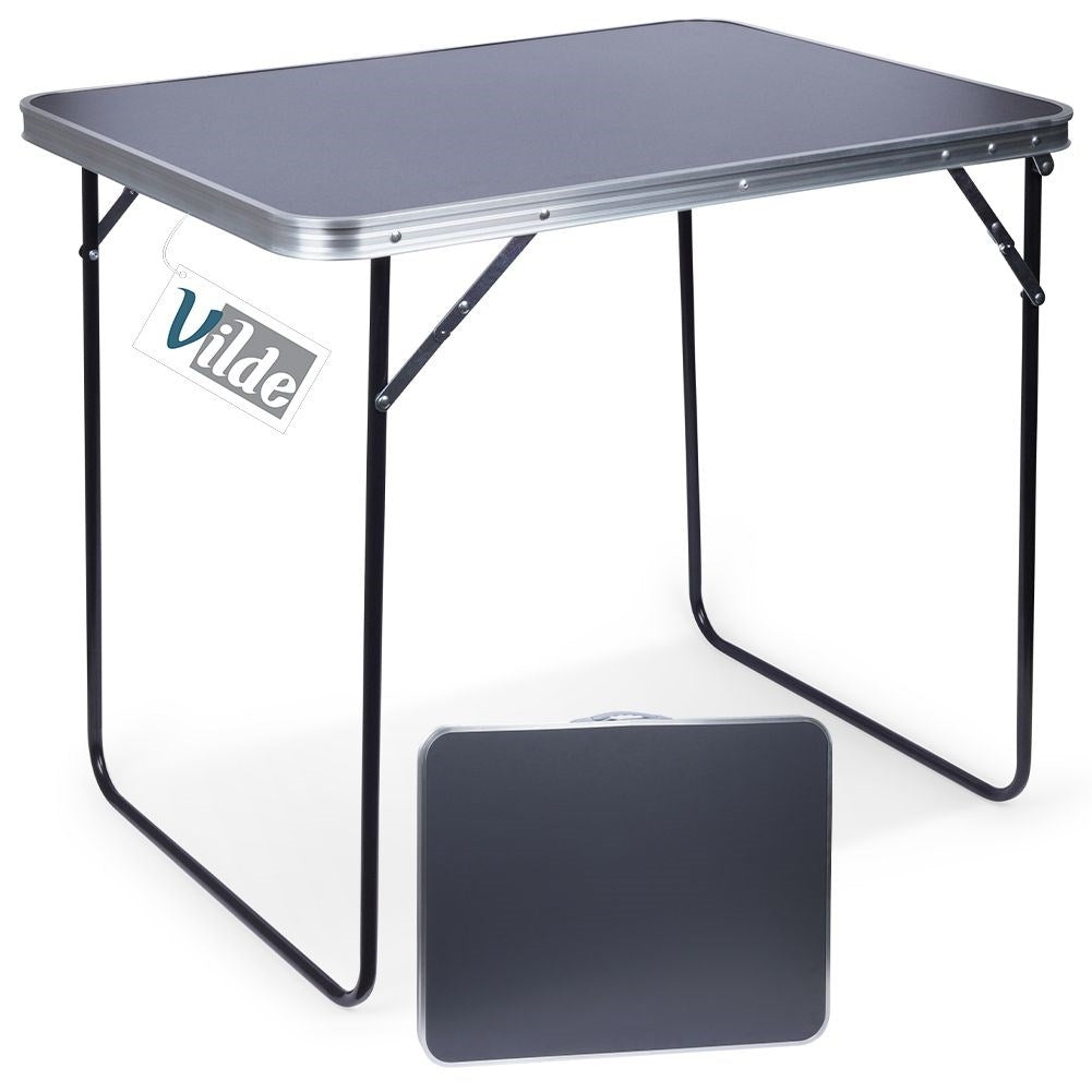 Folding camping table for travel and gardening