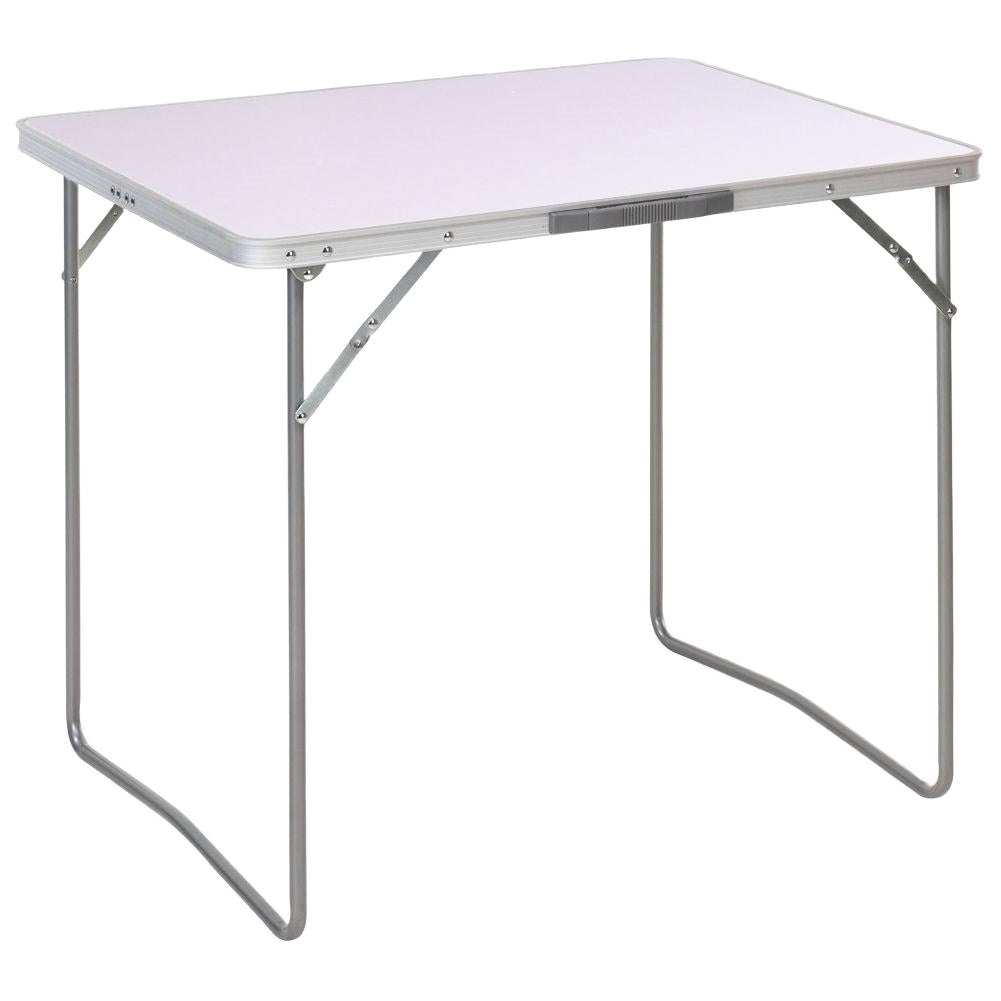 Folding camping table: weatherproof and stable