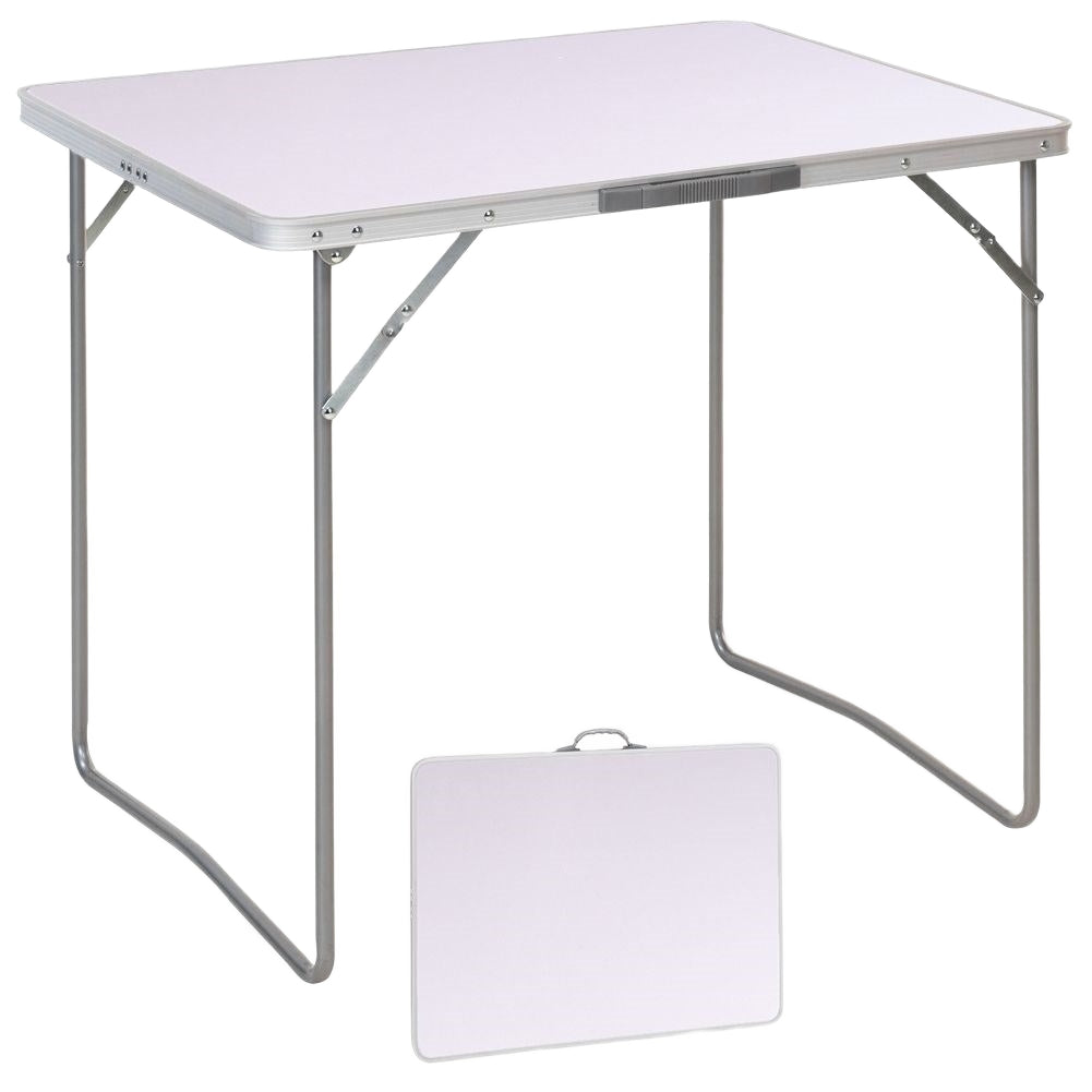 Folding camping table: weatherproof and stable