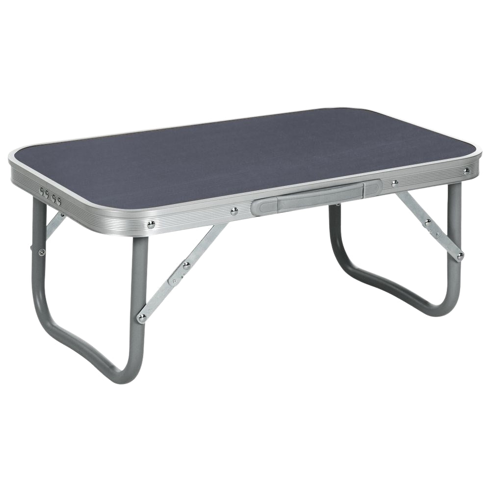 Folding camping table: weatherproof, compact, aluminum legs