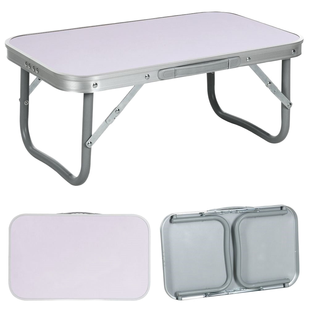 Folding camping table: weatherproof, space saving